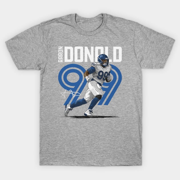 Aaron Donald Los Angeles R Inline T-Shirt by Buya_Hamkac